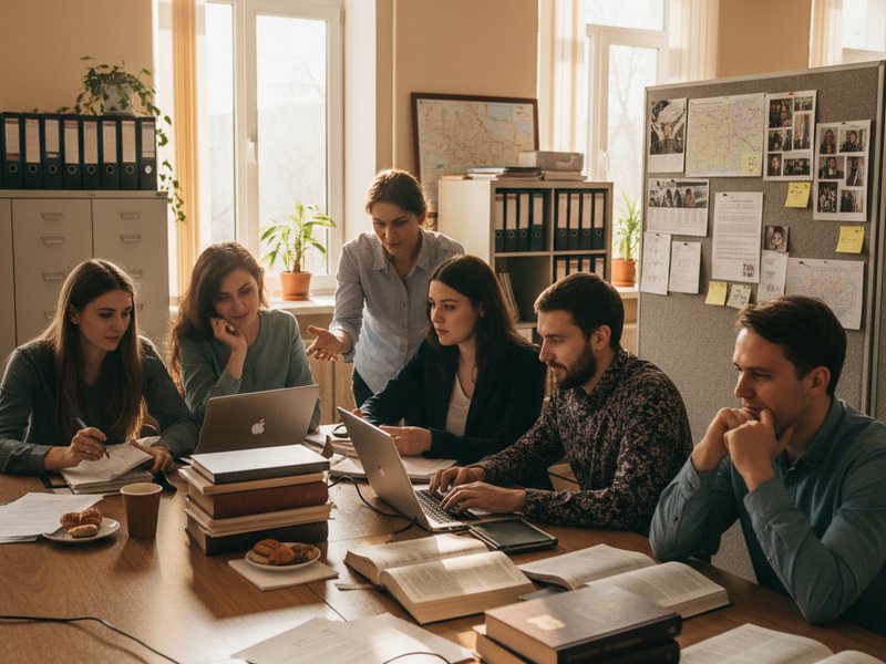 Команда юристов CLS Казань оказывает помощь мигрантам в современном офисе.